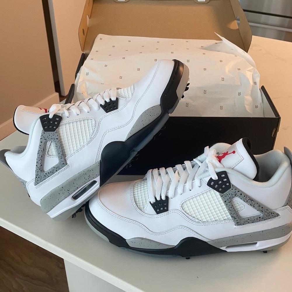 Jordan IV 4 Retro Golf Shoes - new release unworn
